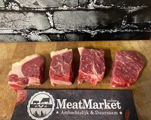 Mini grill entrecote Galloway 4x75 gr