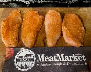 kip filet in rub 4x75gr mini grill