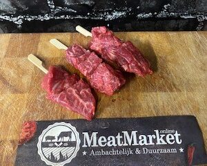 Teppanyaki spiesjes Wagyu 3x50 gr