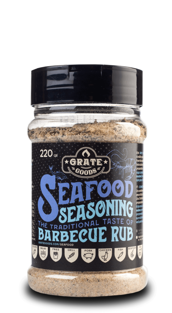 Seafood Seasoning BBQ Rub 220 gr Grate Goods