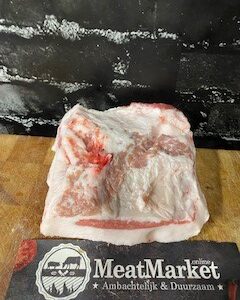 Kinnebakspek/keelspek zonder zwoerd Mangalica Diepvries