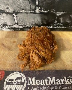 Pulled pork kant-en-klaar 500 gr